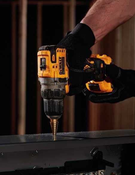 Set Dewalt: trepant cargolador + cargoladora d’impacte + làser DW088K + maletí profund + 2 bateries d’1,3 Ah