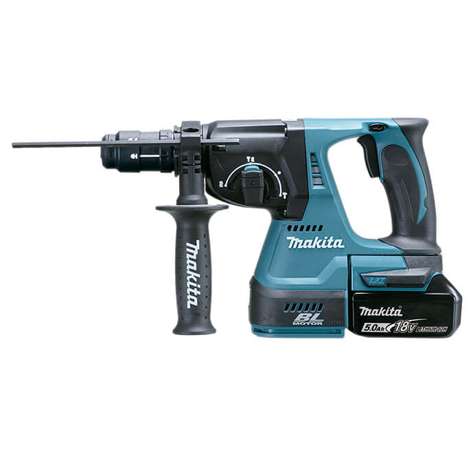 Martell lleuger BL 18V LXT 24 mm amb 2 bateries de 5Ah i maletí Makita DHR243RTJ