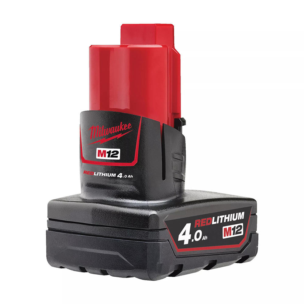 Pack de carregador + 2 bateries de 4Ah Milwaukee M12 NRG-402