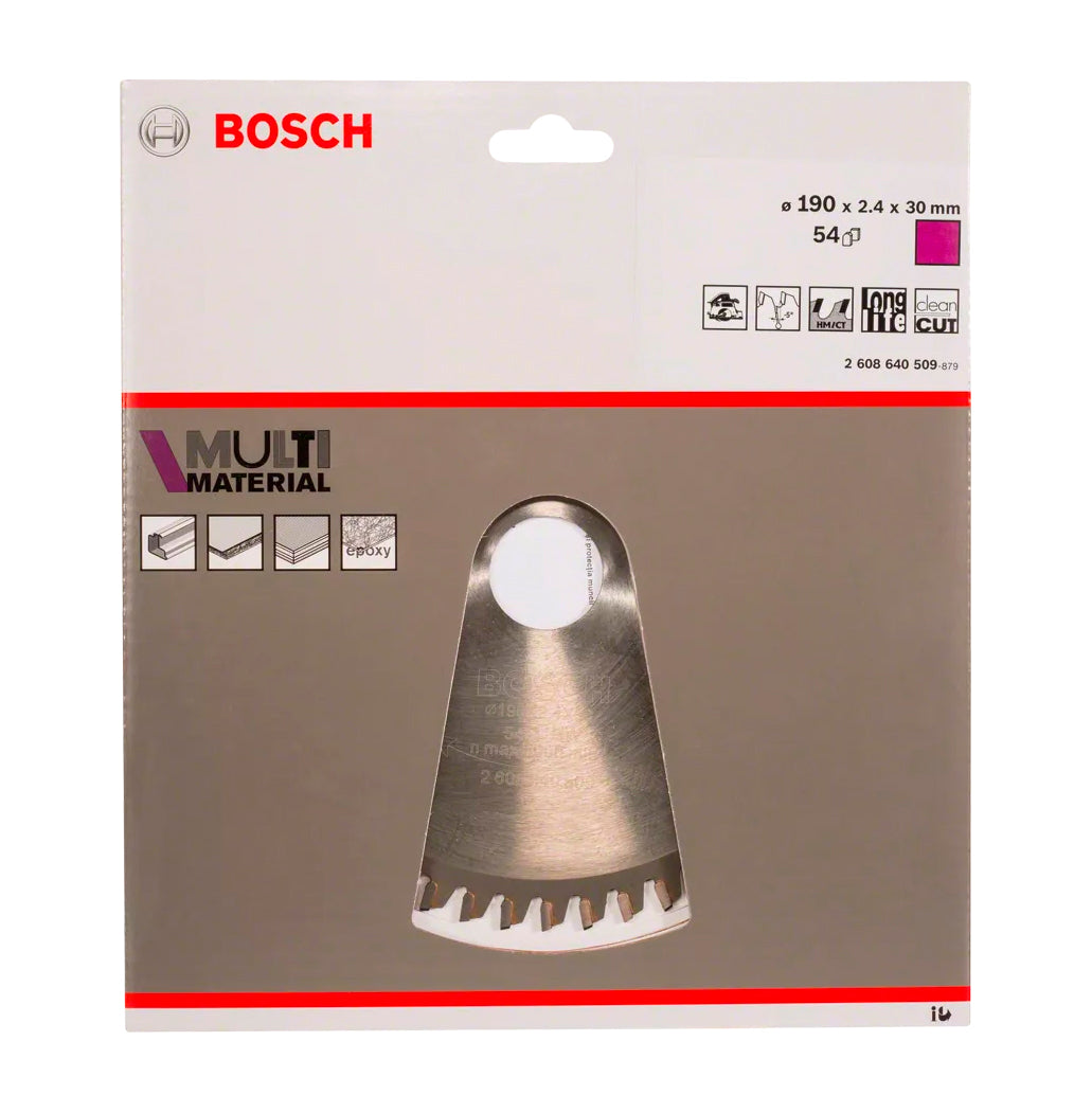 Disc de serra circular 190mm Multi Material Bosch