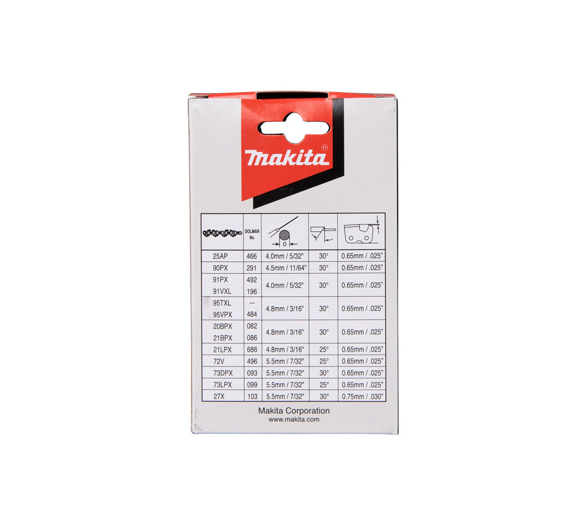 Cadena de motoserra 25cm 3/8" Makita 191H00-0