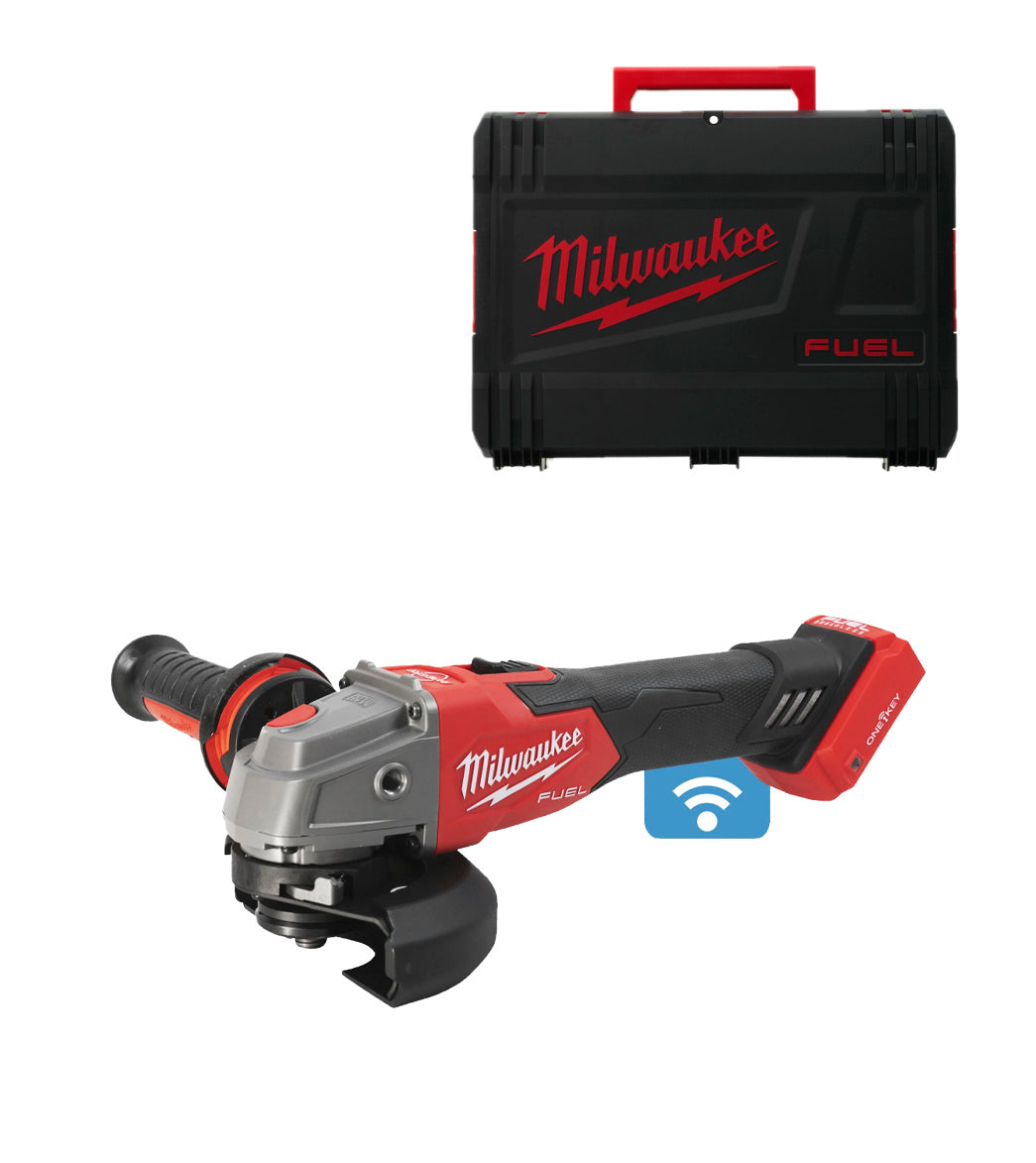 Esmoladora angular M18 de 125mm Fuel ONE-KEY amb maletí Milwaukee M18 ONEFSAG125XB-0X