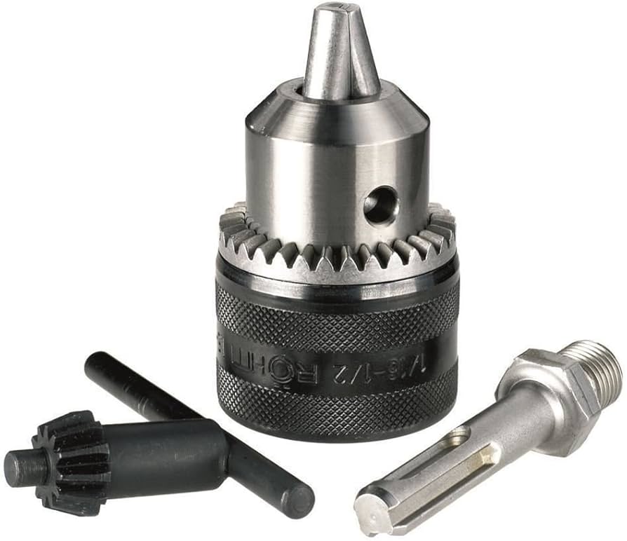 Portabroques amb clau 13mm 1/2" x 20UNF + adaptador SDS Plus Dewalt DT7005