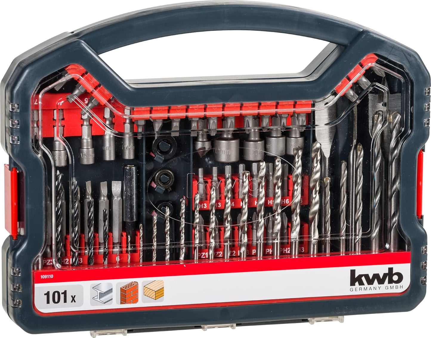 Set de 101pcs de broques i puntes KWB 49109110