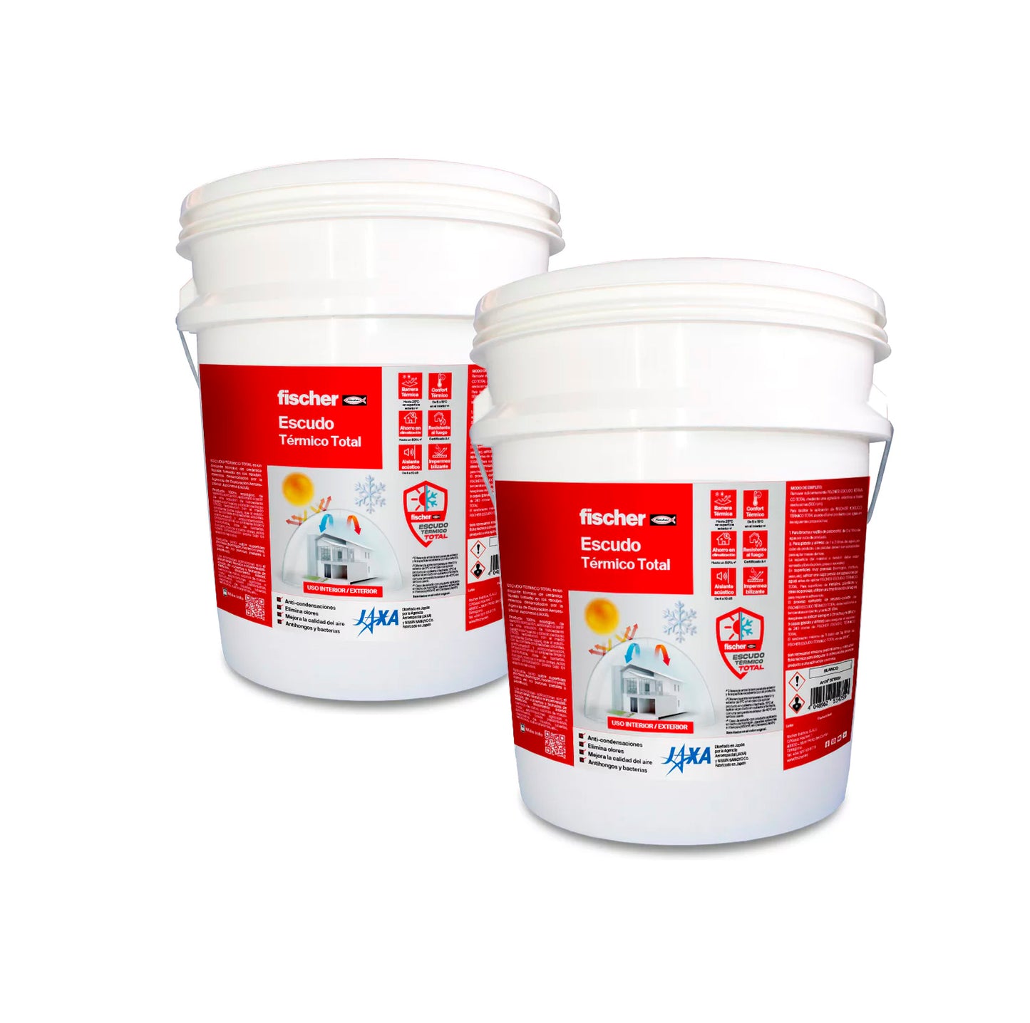 Pack de 2 unitats d’Escut Tèrmic Total Membrana Aïllant blanc Fischer