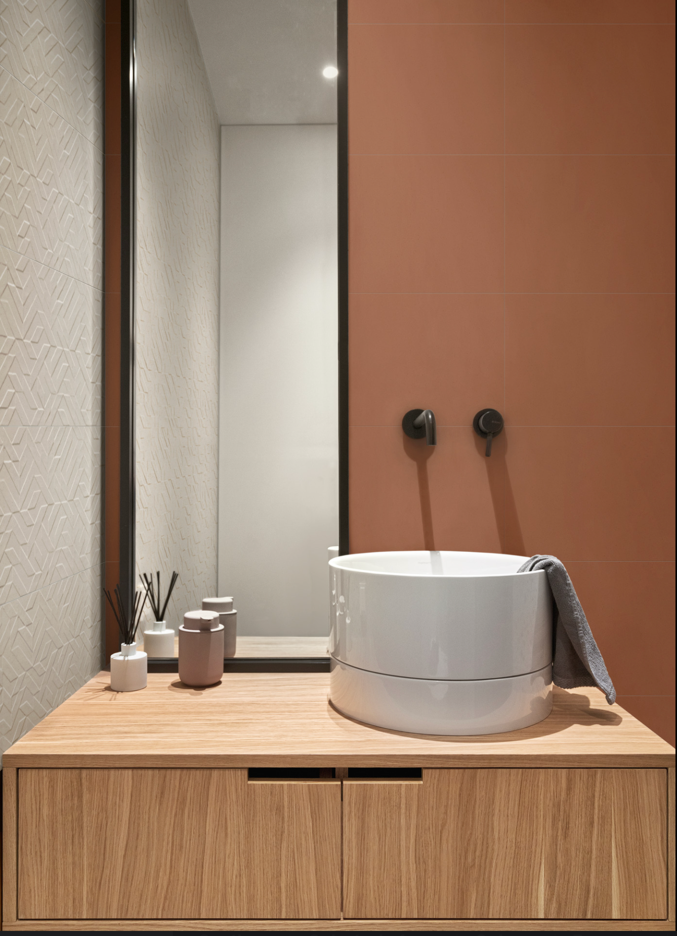 Caixa d'1,35m2 Racconti Avorio 3D SEG 30x90cm Marazzi