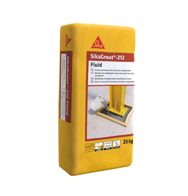 Ciment monocomponent de retracció compensada 25kg SikaGrout-212 Fluid