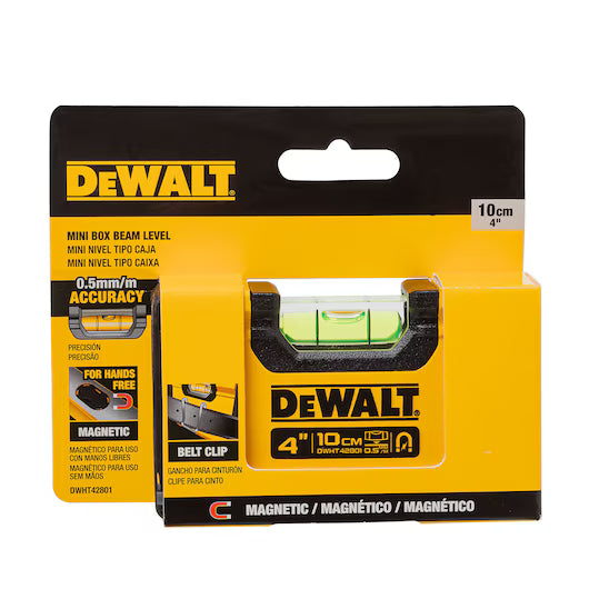 Nivell de bombolla de butxaca de 100mm Dewalt DWHT42801