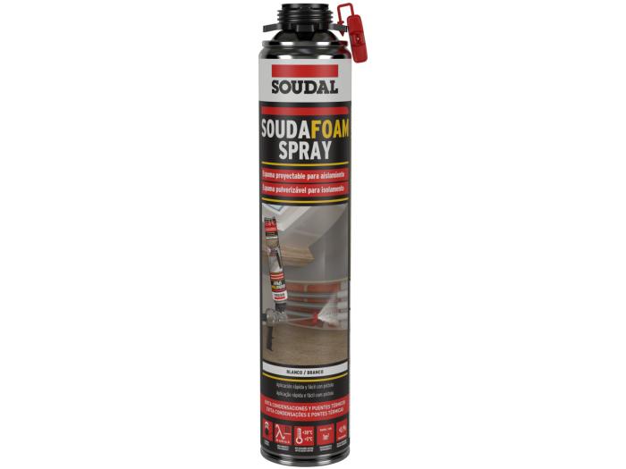 Escuma de poliuretà d’aïllament projectable 700ml Soudal