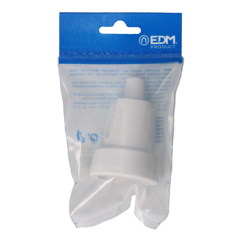 Base aèria de goma 10/16 A 250 V T/TL 4,8 mm IP44 EDM