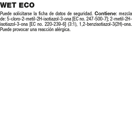 Garrafa de protecció ecològica amb efecte mullat d’1L Fila WET ECO