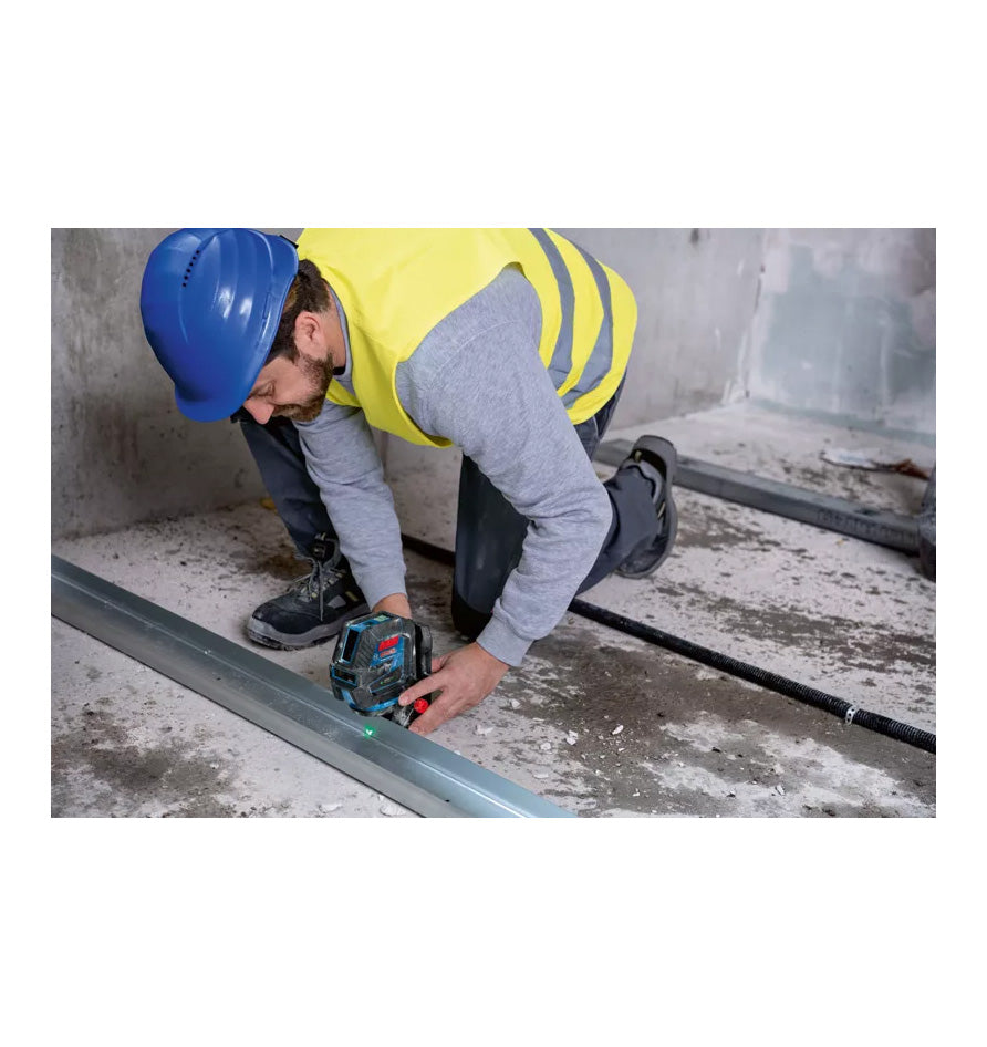 Nivell làser de dues línies verdes 10 m Bosch GCL 2-50 G