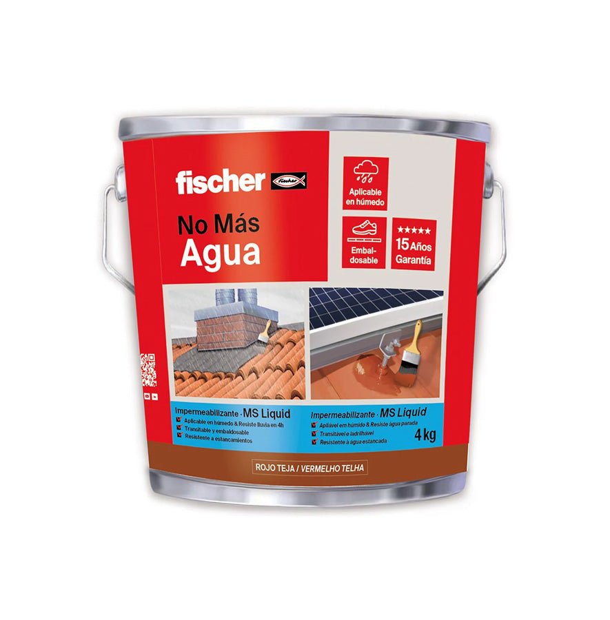Bomba d’impermeabilitzant constructiu de 4 kg Fischer MS Líquido