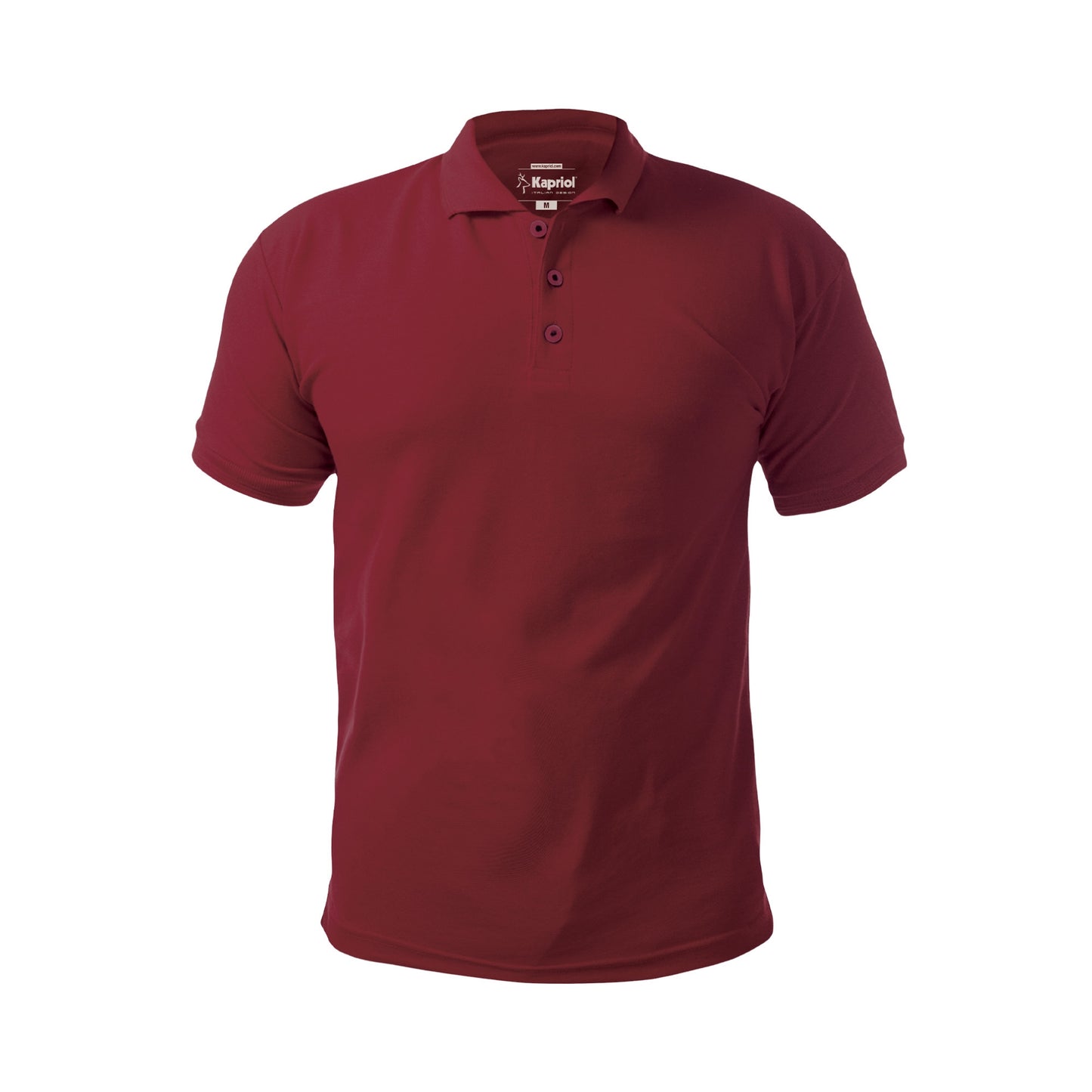 Polo de màniga curta granat Kapriol