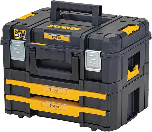 Kit maleta multiús + doble calaixera IP54 Dewalt DWST83395-1
