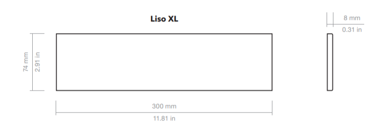 Caja 23 Pz Revestimiento Liso Xl Sky 7,5x30 Wow WOW - 4