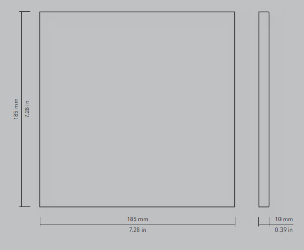 Caja 12 Pz Pavimento Color Drops Off White 18,5x18,5 Wow WOW - 6