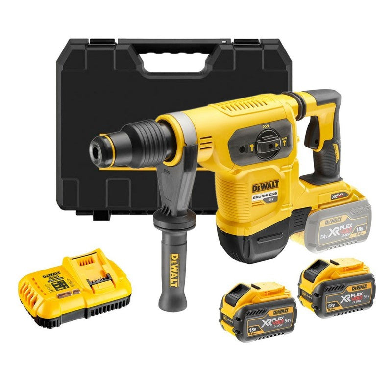 Martell Flexvolt SDS-MAX Dewalt 54 V 6,1 J DCH481X2 amb bateries de 9 Ah