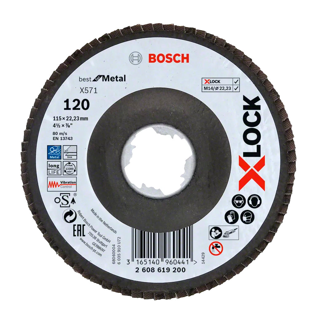 Disc de làmines X571 Best for Metal X-LOCK 115mm Bosch