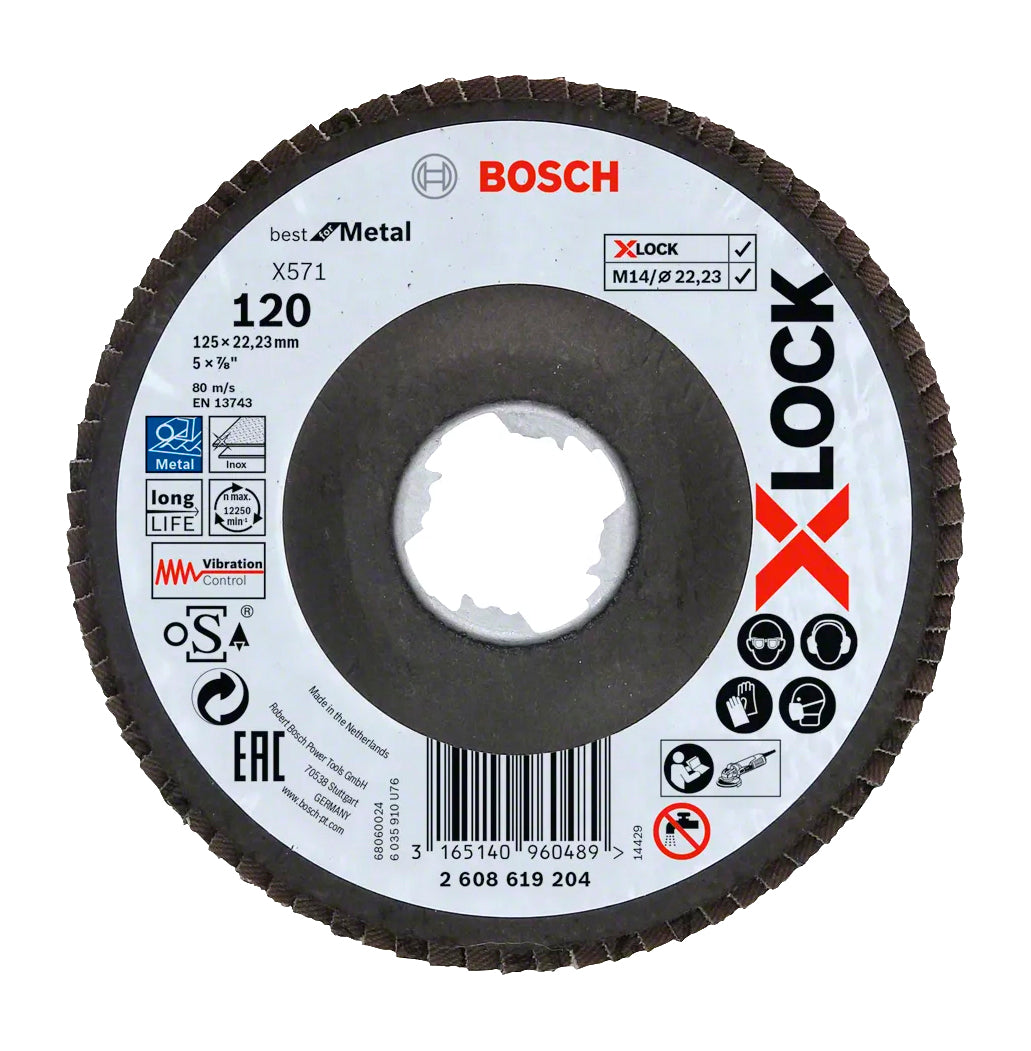Disc de làmines X571 Best for Metal X-LOCK 125mm Bosch