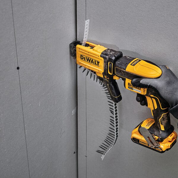 Cargolador per a plaques de guix Dewalt 18V amb 2 bateries de 5.0 Ah, maletí + carregador ràpid de cargols DCF620P2K