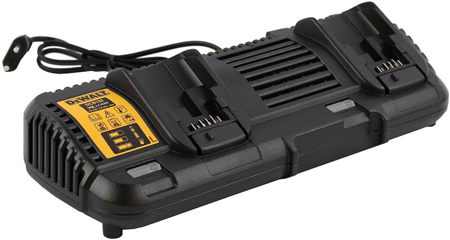 Kit de 2 bateries de carril XR Flexvolt 54V/18V de 6,0Ah i carregador doble XR Flexvolt DCB132T2 Dewalt