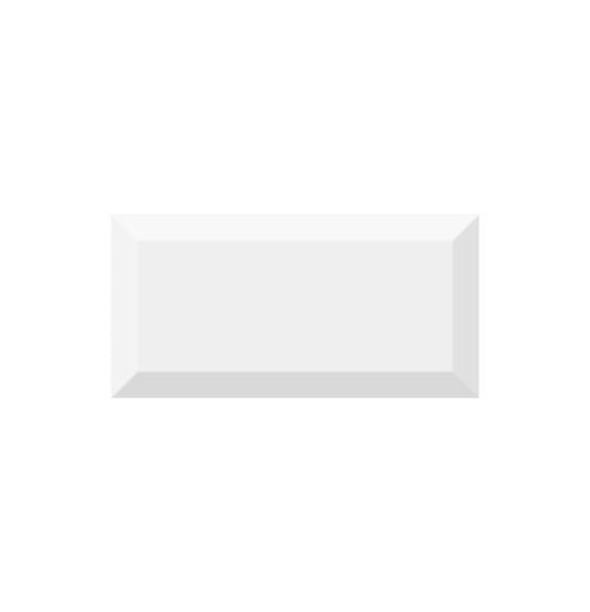 Caixa de 50 peces de rajola Mugat blanca 10x20 Vives (caixa d’1 m2)
