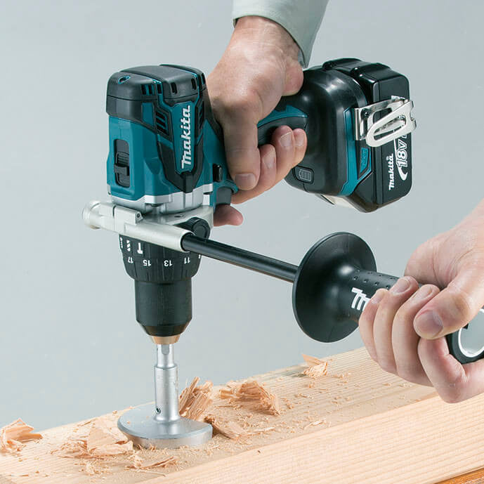 Combo 18 V Miniamoladora DGA504ZJ + trepant percutor DHP481RTJ Makita DLX2130TJ2