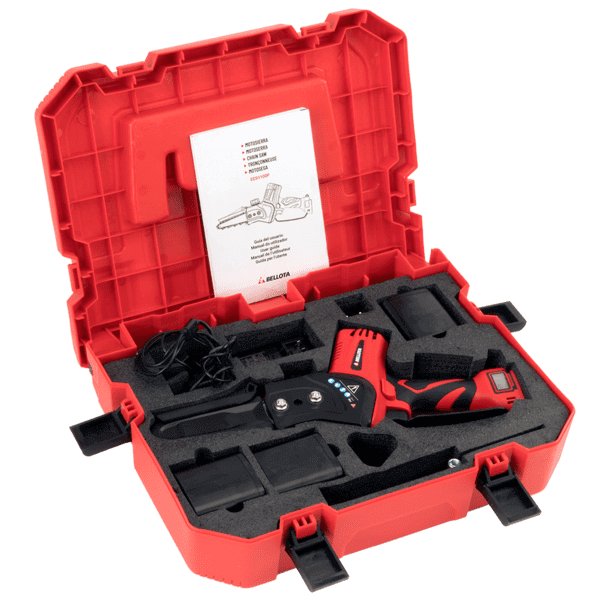 Motosierra a Batería 11cm con 3 baterías 4,2Ah y maletín Bellota ECS1100P BELLOTA - 3