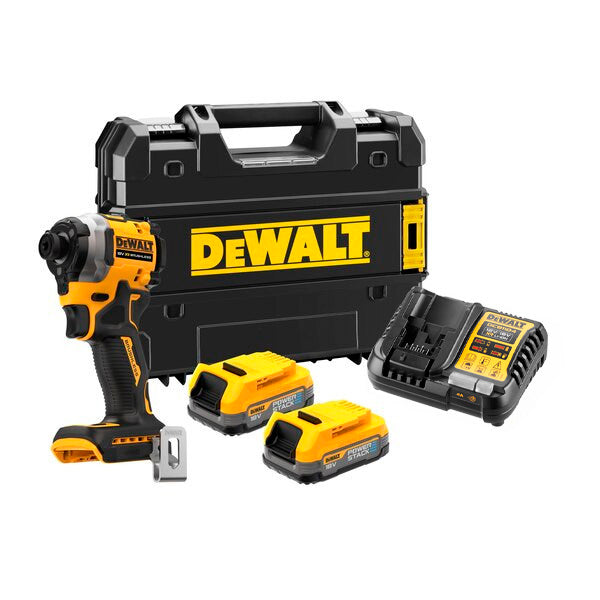 Cargolador d’impacte compacte sense escombretes XR 18V POWERSTACK Dewalt DCF850E2T
