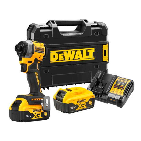 Cargolador d’impacte compacte sense escombretes XR 18V LI-ION 5Ah DCF850P2T