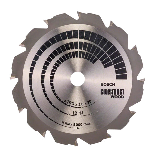Disc de serra circular Construct Wood 160mm Bosch