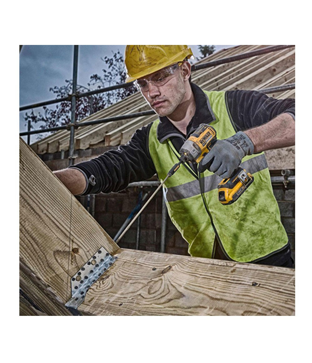 Power Kit Dewalt, martell + trepant + esmoladora + tornavís d’impacte amb bateria DCK422P3T