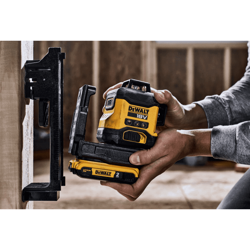 Nivel láser Verde 3 lineas 360º XR 18V Dewalt DCLE34031N  - 4
