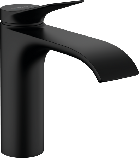 Vivenis Mezclador monomando de lavabo 110 sin vaciador automático negro mate Hansgrohe HANSGROHE - 1