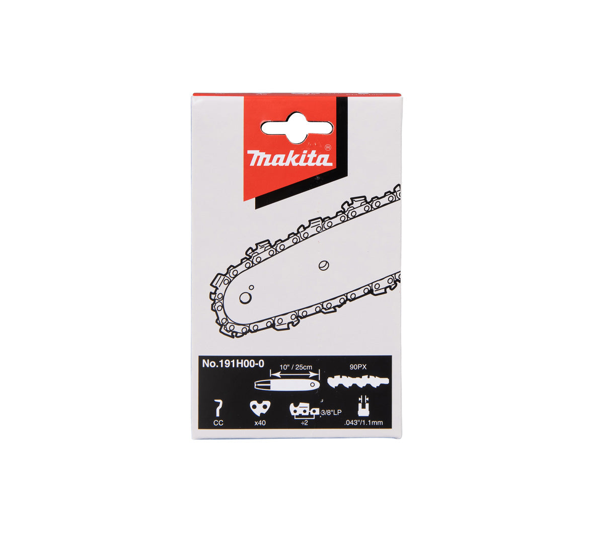 Cadena de motoserra 25cm 3/8" Makita 191H00-0