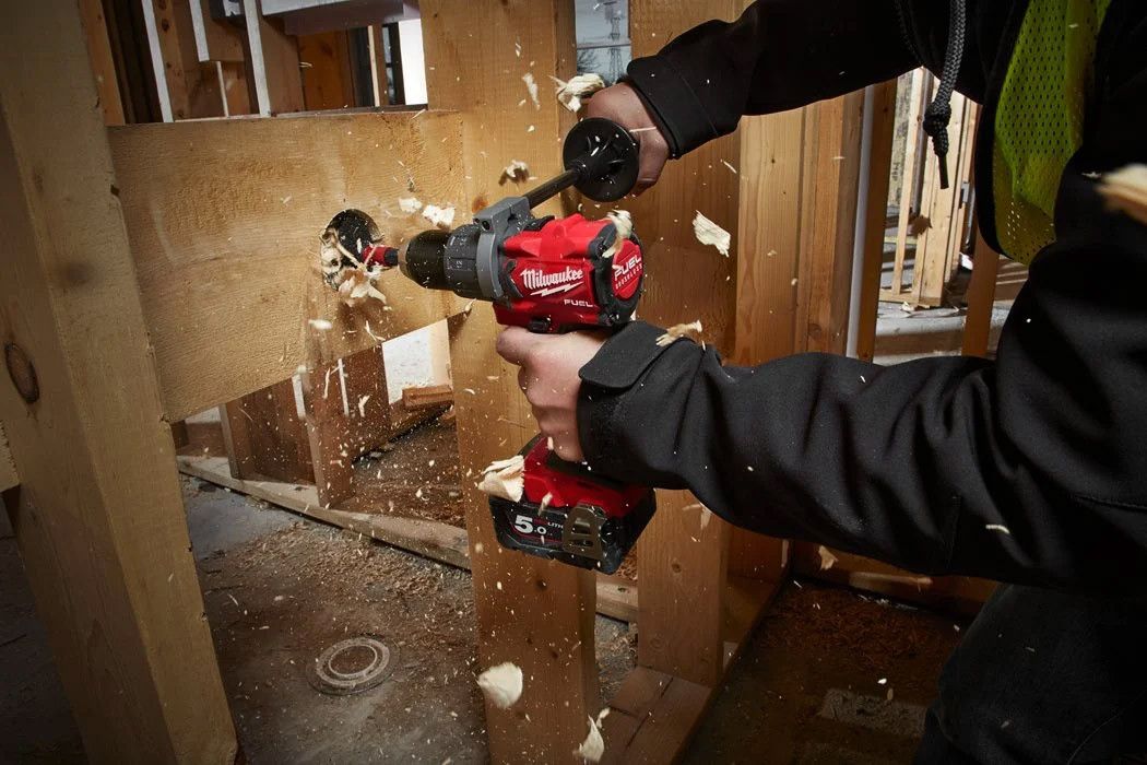 Powerpack 6 eines + 2 bat. de 5,0 Ah + carregador + bossa Milwaukee M18 FPP6L2-502B