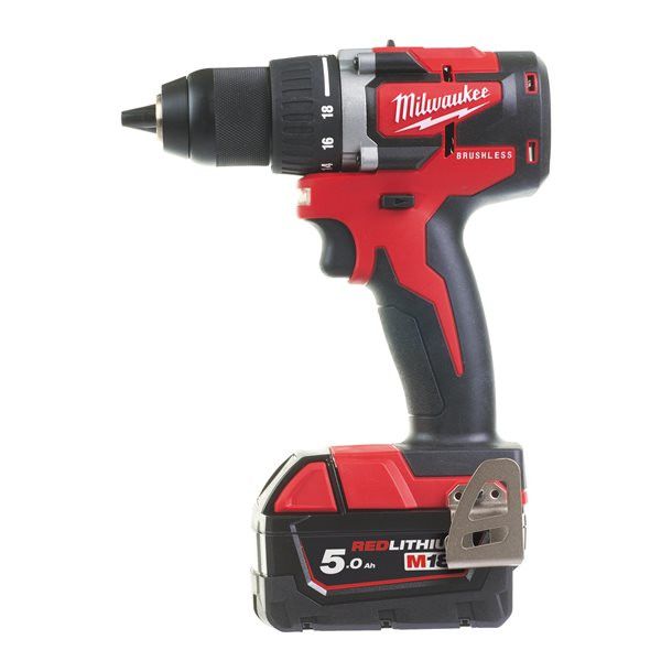 Powerpack de 5 eines + 2 bateries de 5.0Ah + carregador + bossa Milwaukee M18 PP5B-502B