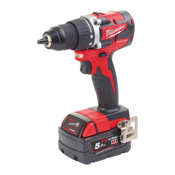 Powerpack de 5 eines + 2 bateries de 5.0Ah + carregador + bossa Milwaukee M18 PP5B-502B