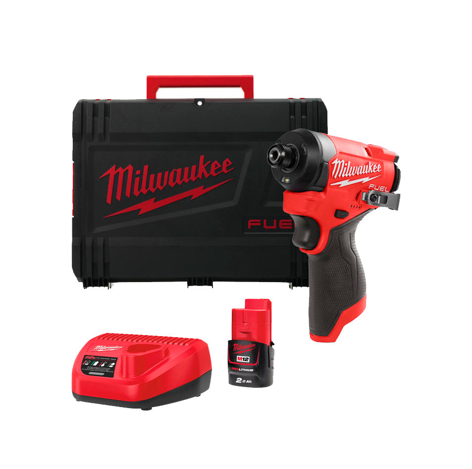 Trepant cargolador d’impacte subcompacte 1/4 Hex M12 FUEL Milwuakee M12FID2-202X