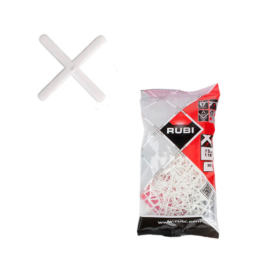 Creuetes per a juntes d’1,5mm, bossa de 300 unitats Rubi 02912