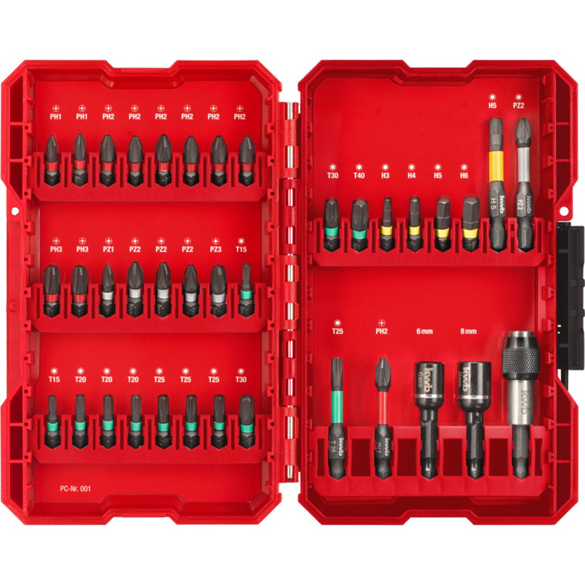 Joc de puntes de 37pcs KWB 49109000