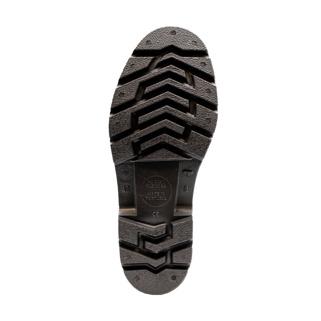 Bota d'aigua de PVC de canya alta negra Dunlop 380PP