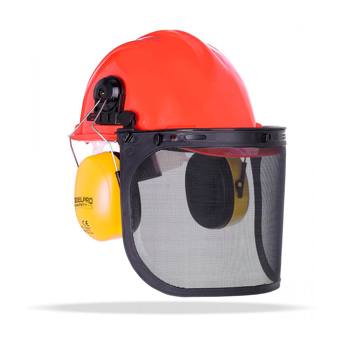 Kit forestal amb casc + visor de malla + protecció auditiva STEELPRO Marca 2088KFN