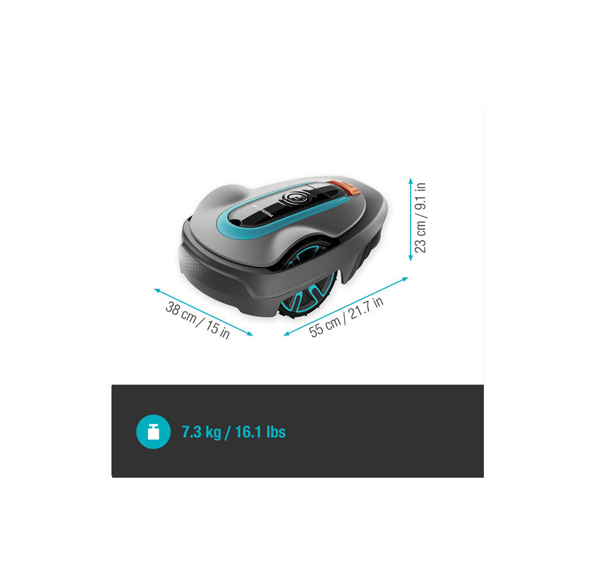 Robot tallagespa Smart SILENO City 500 m² Gardena 19602-74