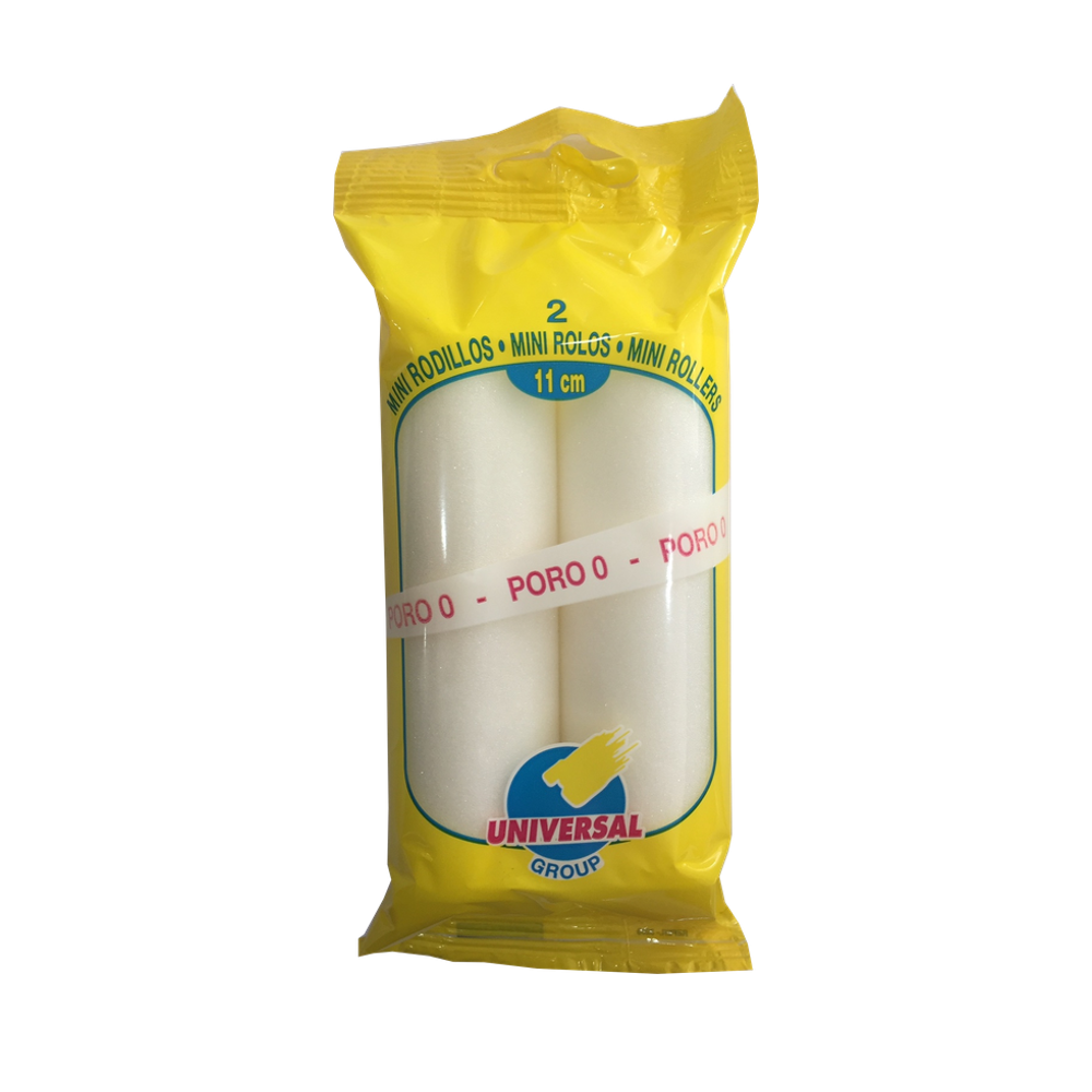 Pack Recambio 2 Mini Rodillos 11CM Poro Fino  - 1