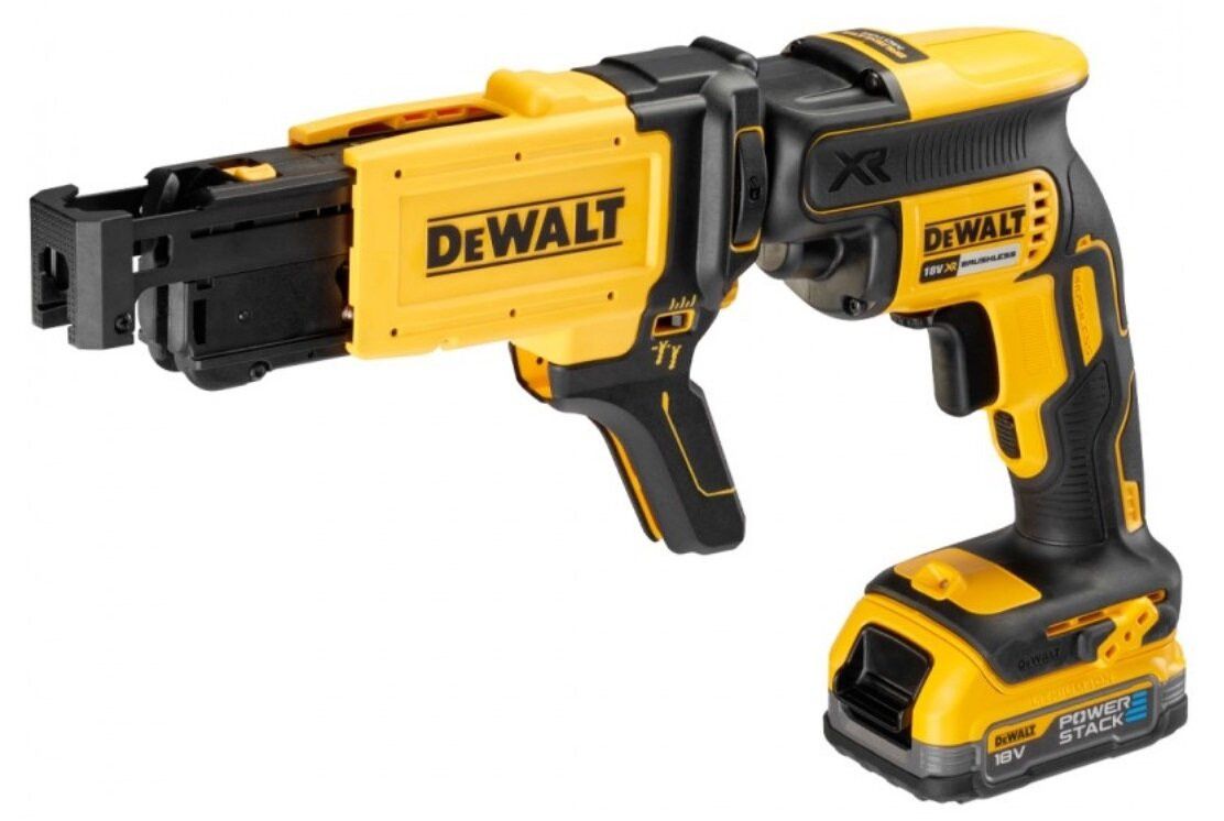 Kit cargoladora DCF620 + carregador ràpid DCF6202 + bateria Powerstack de 5Ah i 18V + maletí Dewalt DCF620E1K