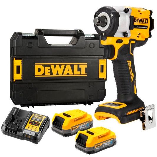 Clau d’impacte sense escombretes XR 18V POWERSTACK Dewalt DCF921E2T