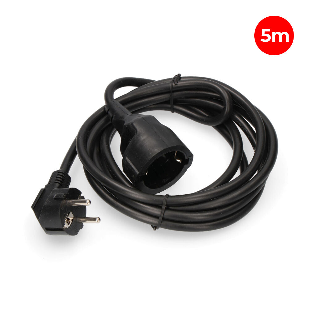 Allargador amb 1 presa 2P+T 16 A 250 V~ i 5 m de cable H05VV-F 3G1,5 mm² negre EDM