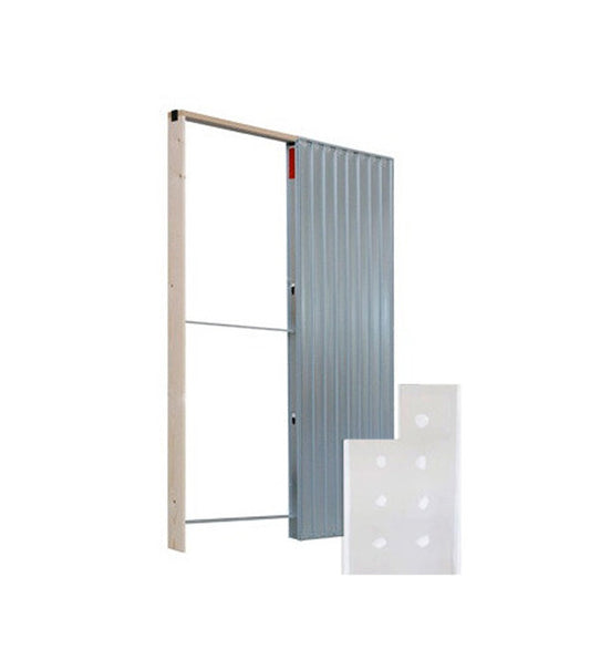 Estructura per a porta corredissa per a paret de pladur de 100mm